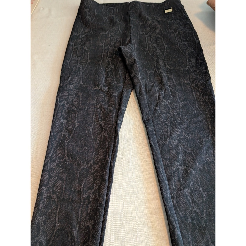 Women's Calvin Klein Black Rattlesnake design Leggings Size M